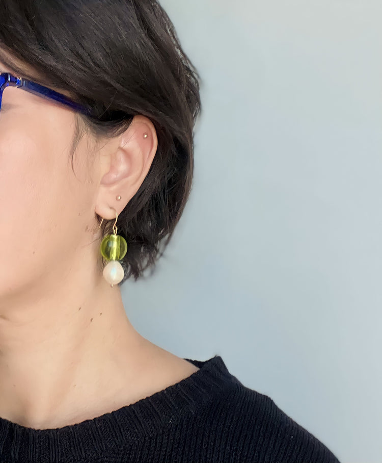 Chloe Earrings | Vintage Beaded Earrings