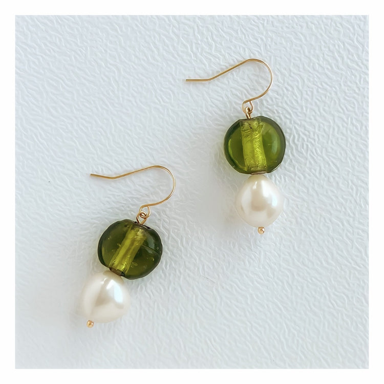 Chloe Earrings | Vintage Beaded Earrings