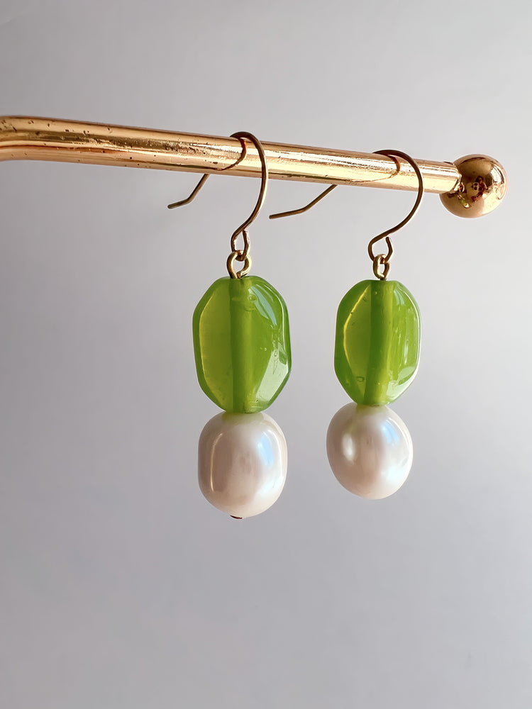 Clora Earrings | Vintage Beaded Earrings