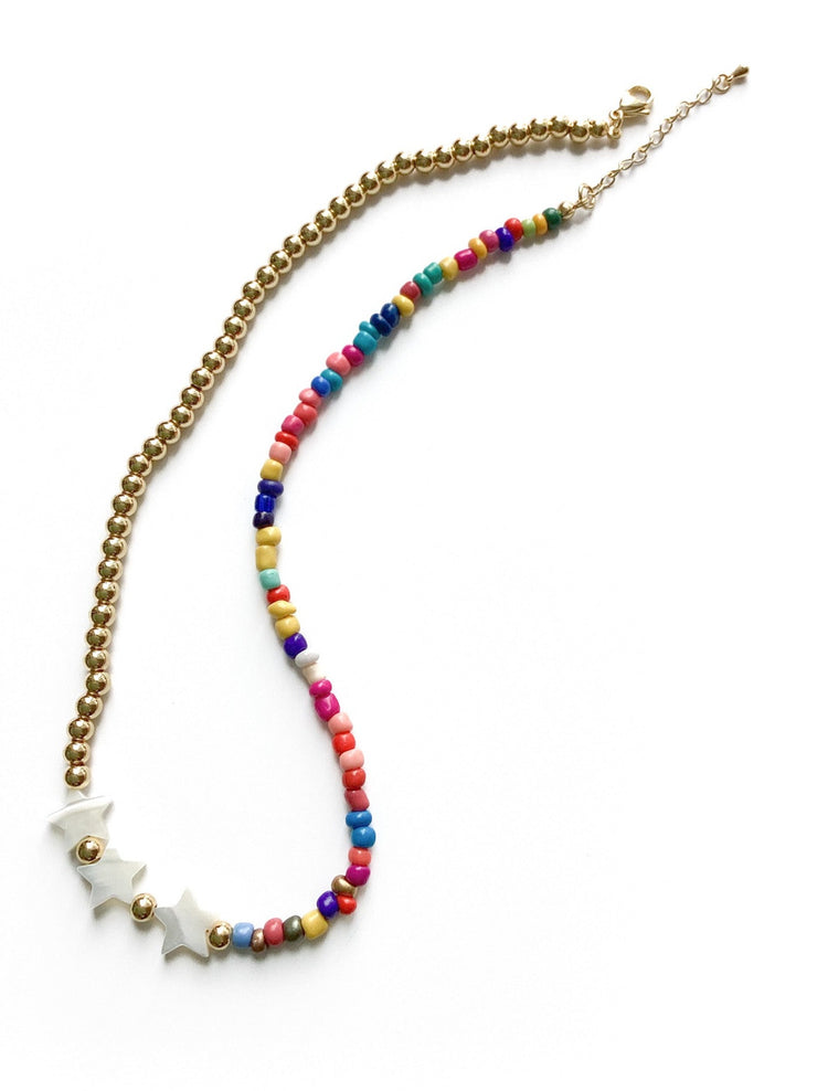 Stars Rainbow Necklace
