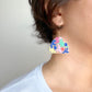 Matisse Flowers Dangle Earrings | Acrylic Earrings