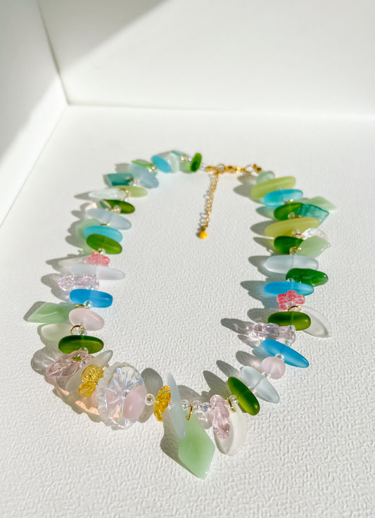 Blue and Green Necklace