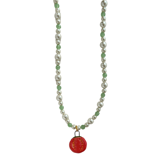 The Ceramic Tomato Necklace