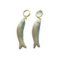 Blue Sardine Earrings | Polymer Clay Earrings