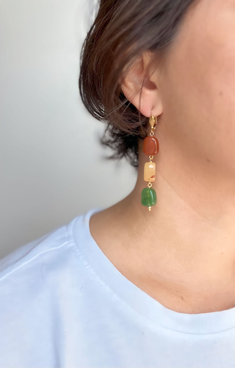 Fall Colours Drop Earrings | Acrylic Earrings