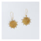 Sleepy Sun Earrings | Brass Earrings