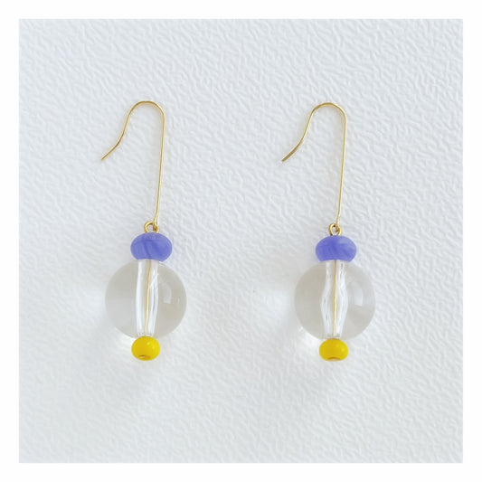 Crystal Ball Drop Earrings | Acrylic Earrings