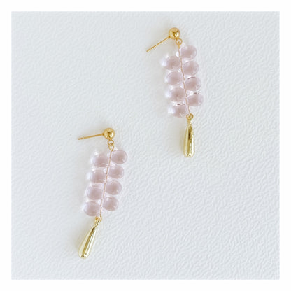Scarlett Earrings | Glass Bead Earrings