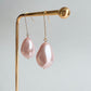 Light Pink Pearl Earrings | Vintage Beaded Earrings