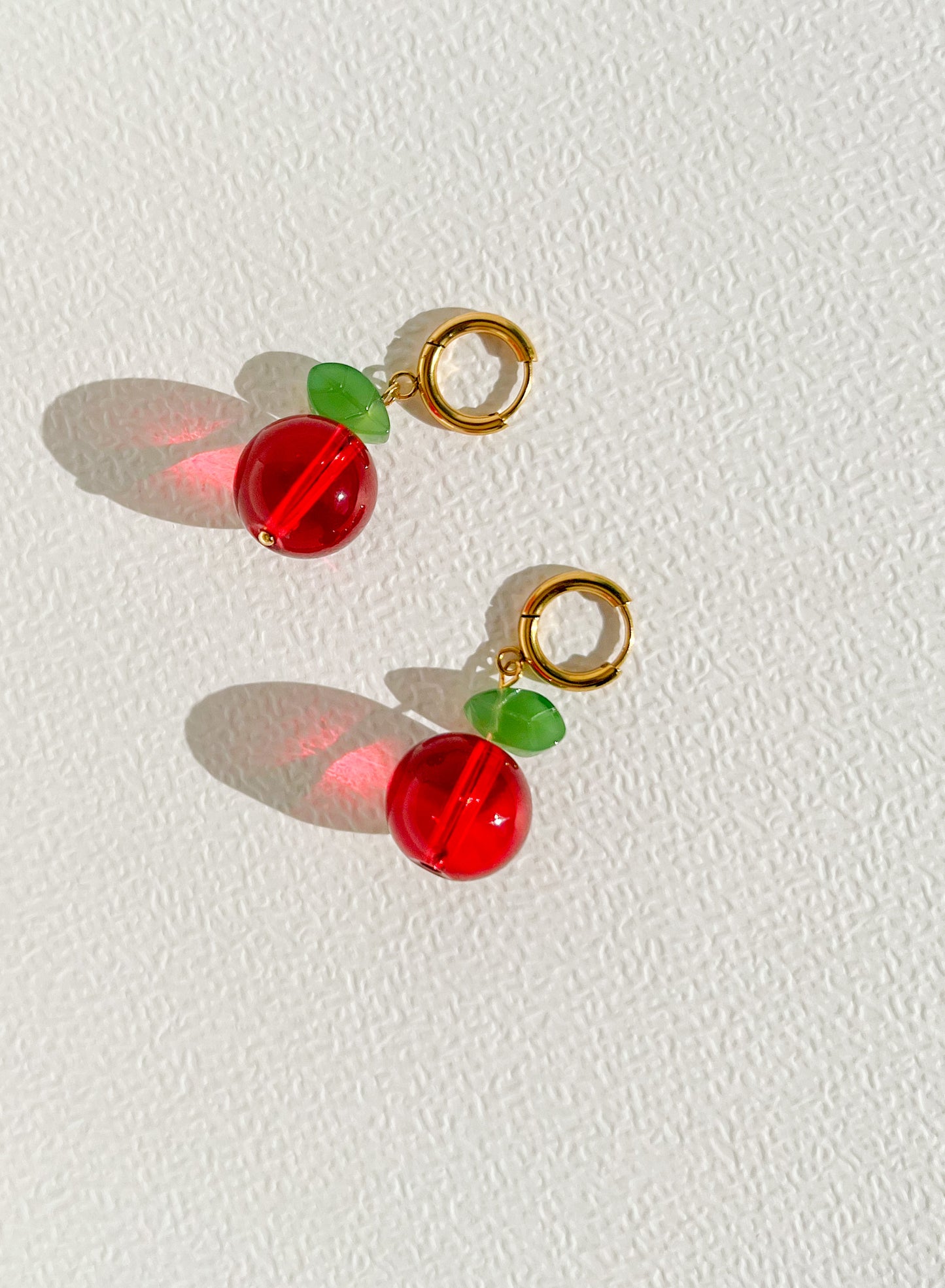 Cherry Earrings | Beaded Earrings