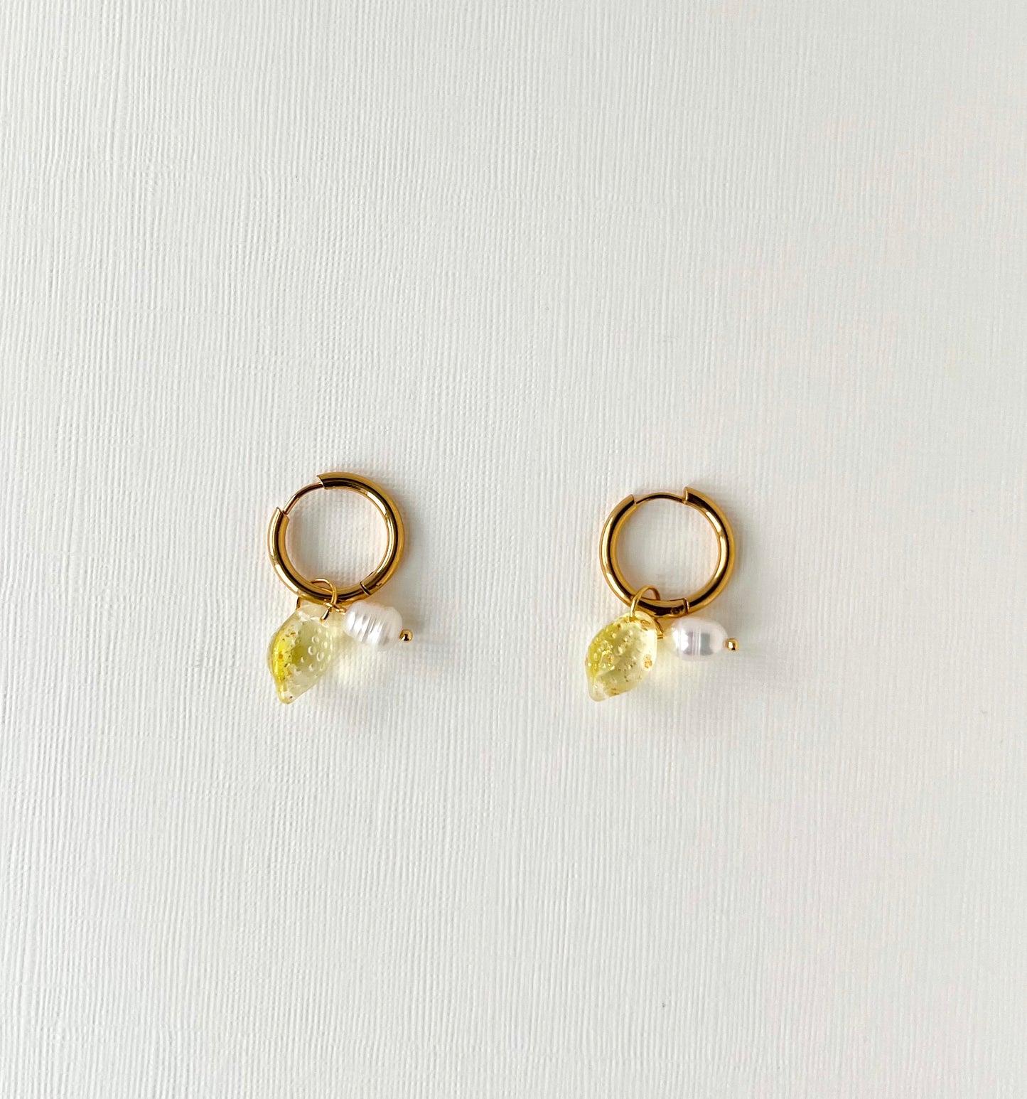 Fun Lemon Earrings | Freshwater Pearl Earrings