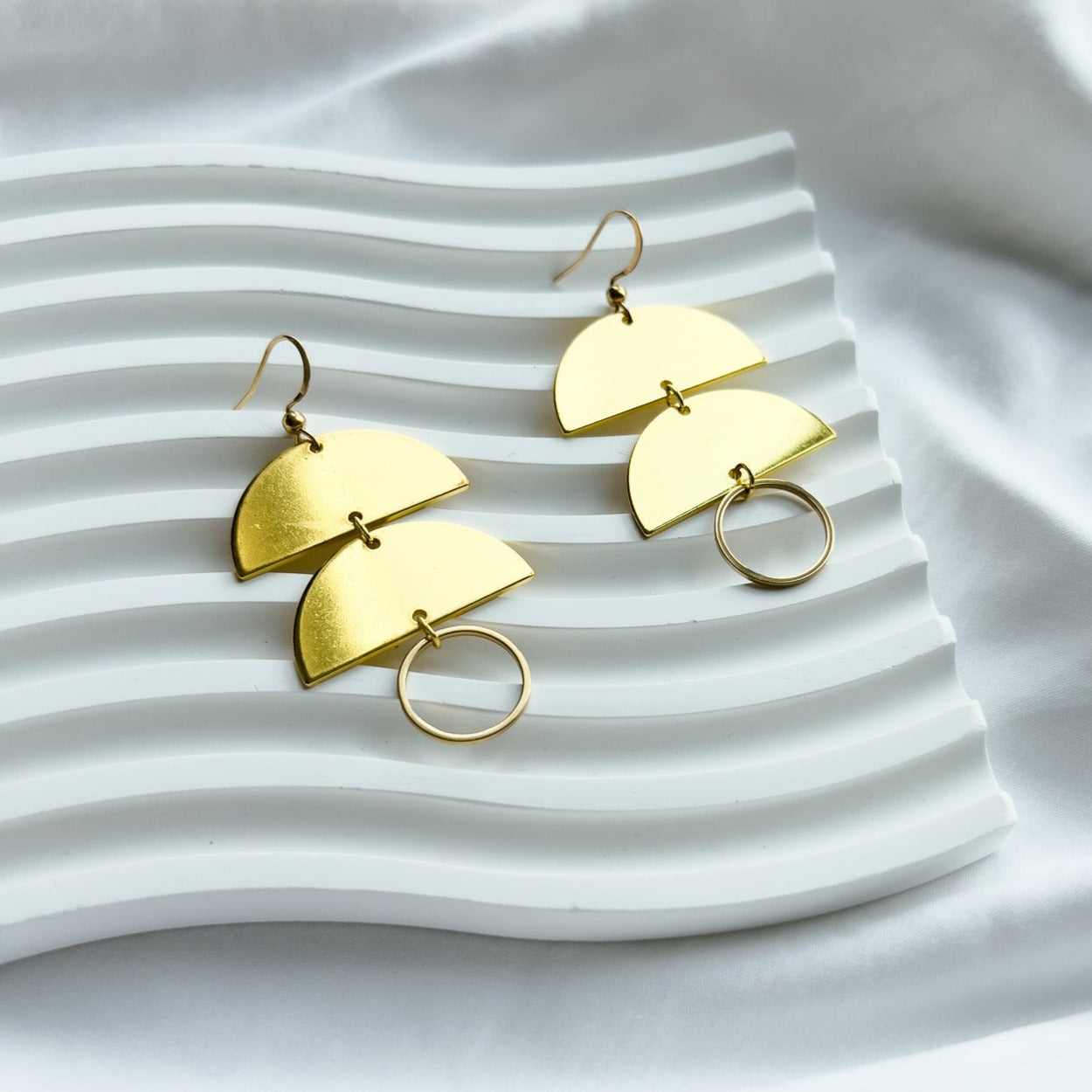 Thessa Geometric Earrings | Stainless Steel Earrings