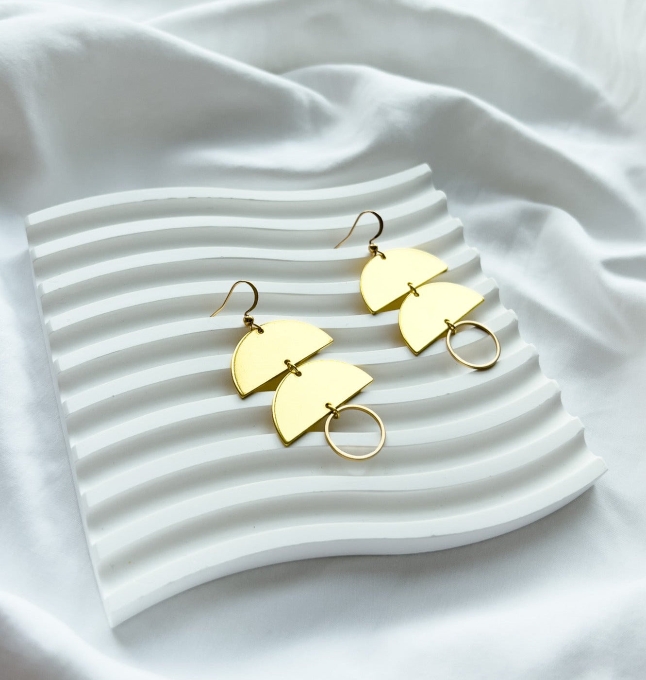 Thessa Geometric Earrings | Stainless Steel Earrings