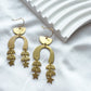 Twinkle Star Earrings | Brass Earrings