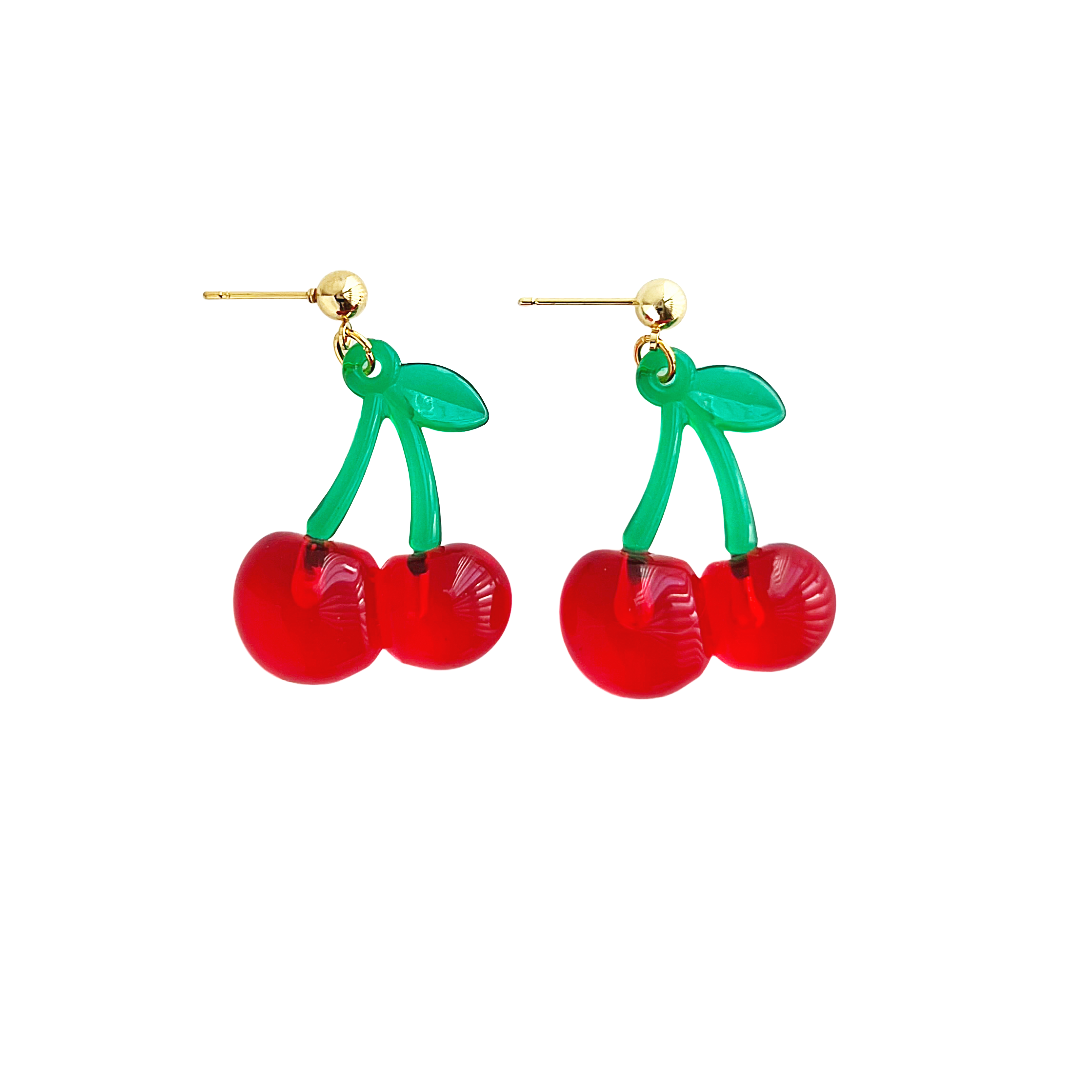 Yummy Cherry Earrings | Acrylic Earrings