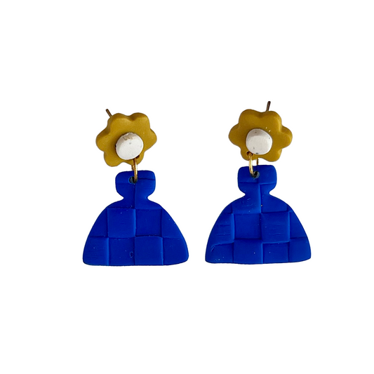 Tiny Flower Vase Earrings