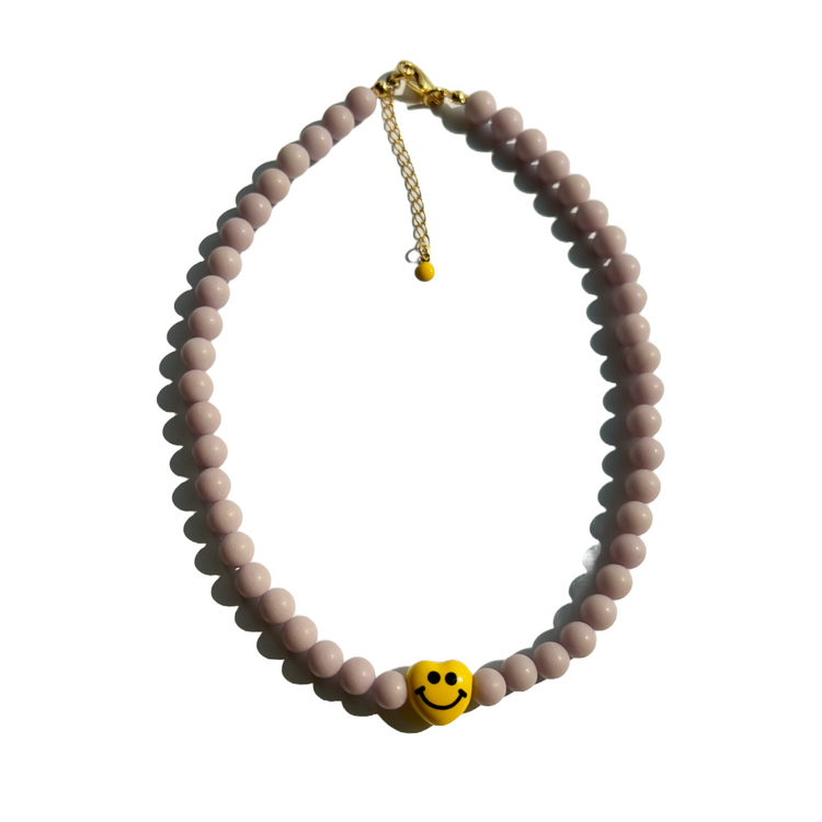 The Happy Heart Necklace | Beaded Necklace