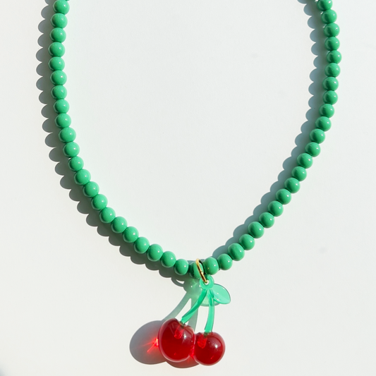 The Cheery Necklace | Beaded Necklace