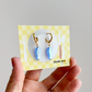 Mini Blue Sardine Earrings | Glass Bead Earrings