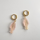 Rose Sardine Earrings | Glass Bead Earrings