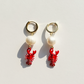 Red Lobster Earrings | Beaded Earrings