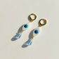 Eye with Teardrop Earrings | Beaded Earrings