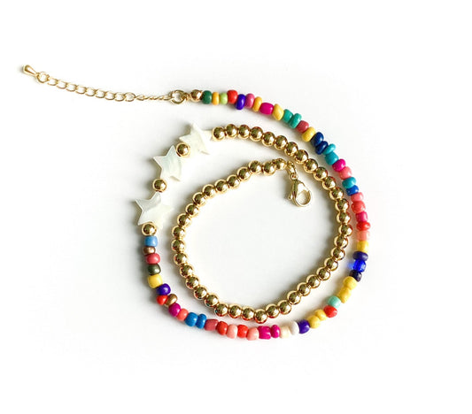 Stars Rainbow Necklace