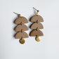 The Theresa in Mocha Coulor | Polymer Clay Earrings