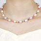Colorful Dainty Freshwater Pearl Necklace